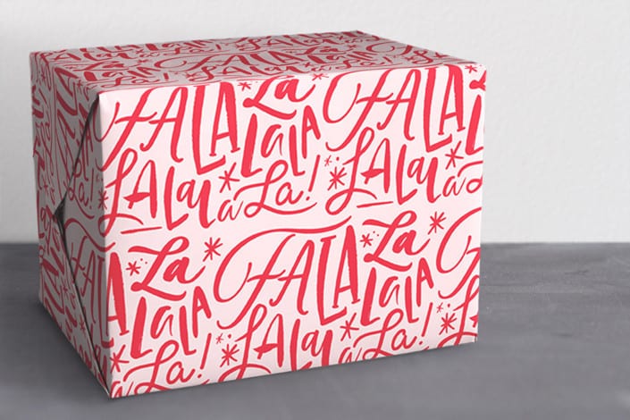 Christmas Wrapping Paper 2018: Fa La La La La for 2018