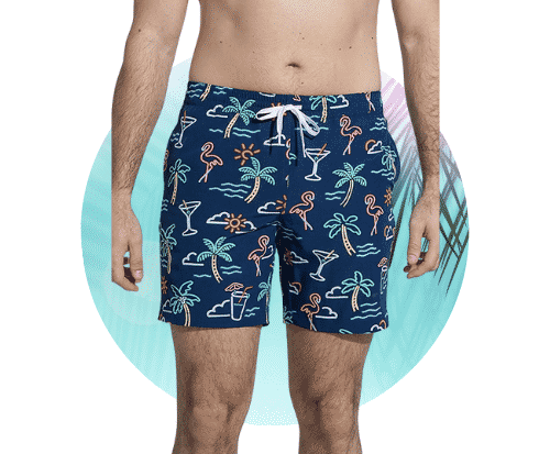 Chubbies Neon Lights Bathing Suit