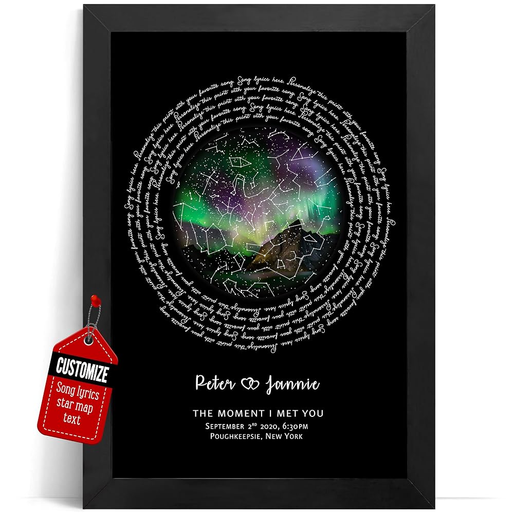 Custom Song Lyrics Canvas Print