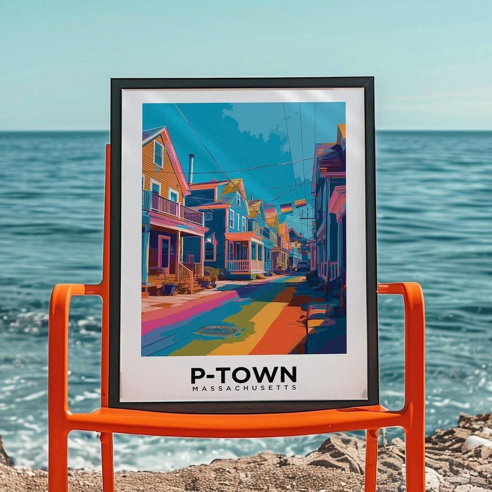 Provincetown LGBTQ Travel Poster