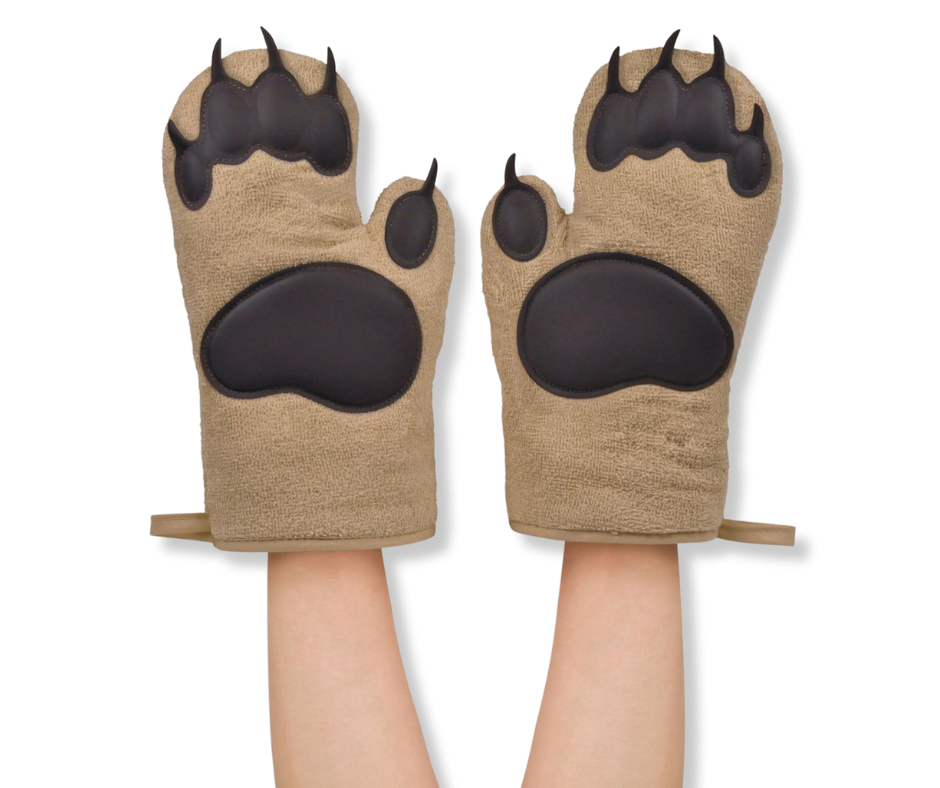 Bear Claws Oven Mitts