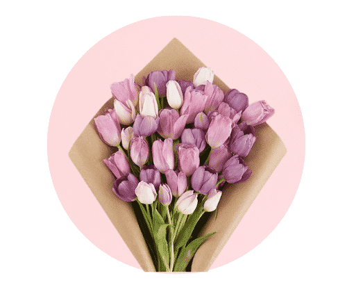 Bouquet of Tulips for Easter