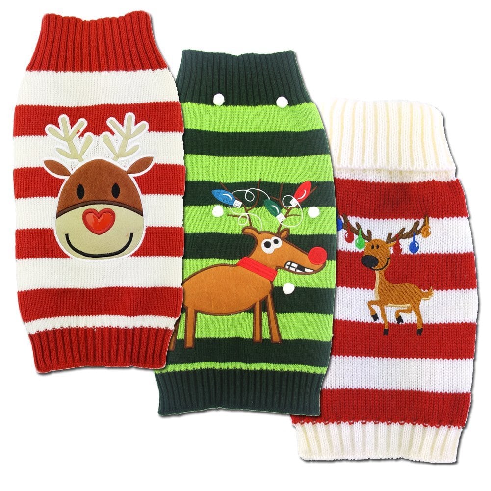 Best Dog Christmas Sweater 2017: Cheap Ugly Christmas Sweater for Dogs or Cat 2018