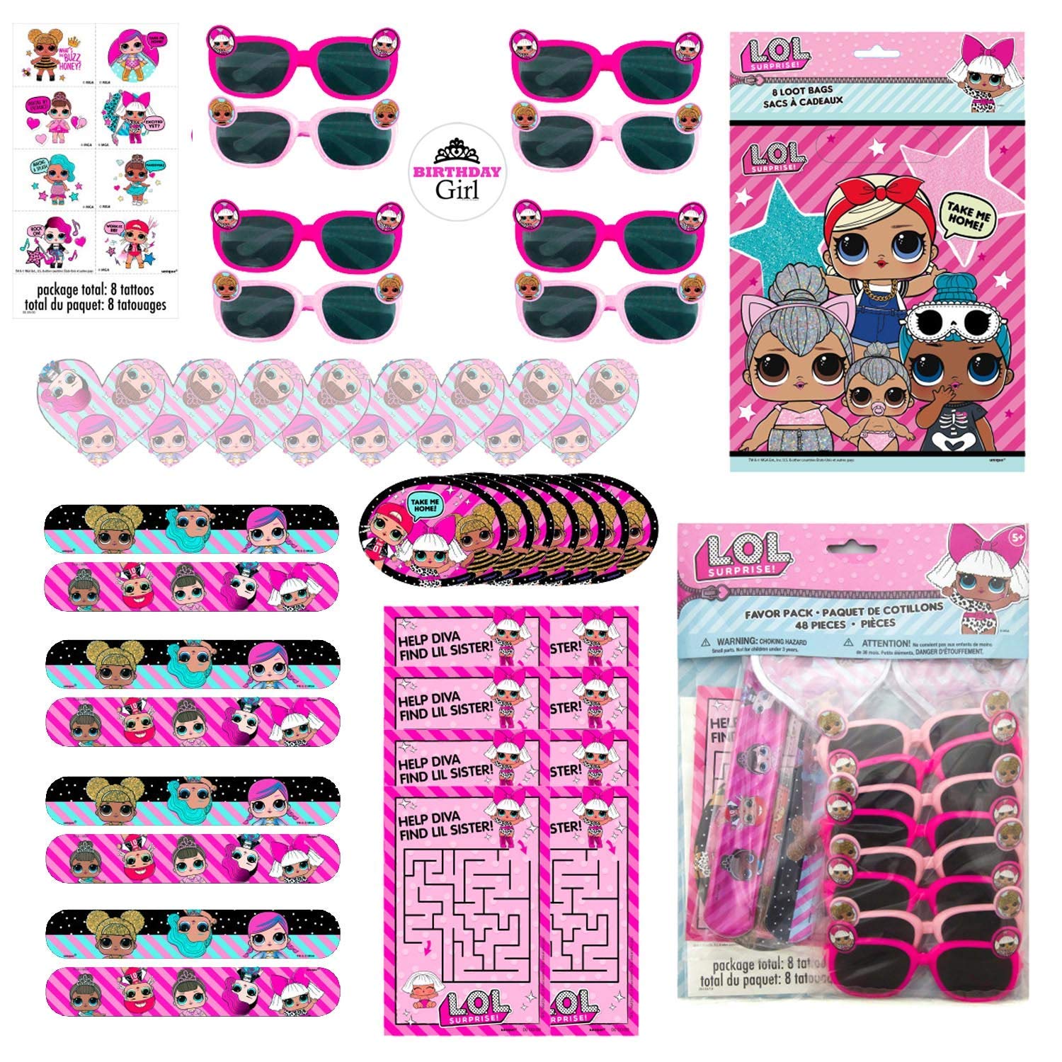 Cheap LOL Surprise Party Supplies 2025: Deluxe Birthday Party Favors 2025