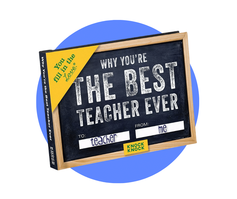 Best Teacher Ever Book