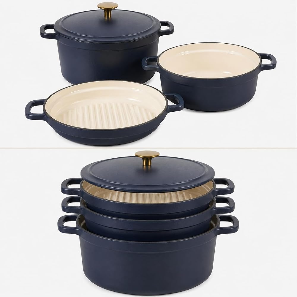 Sur La Table 4-Piece Enameled Cast Iron Set