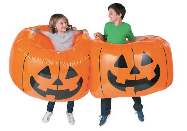 Halloween Games For Kids 2025: Inflatable Pumpkin Body Bump