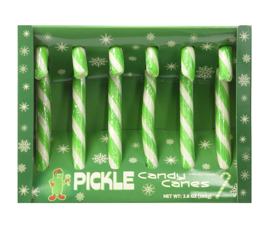 Pickle-Flavored Candy Canes