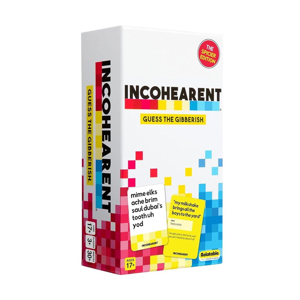 Incohearent Adult Party Game