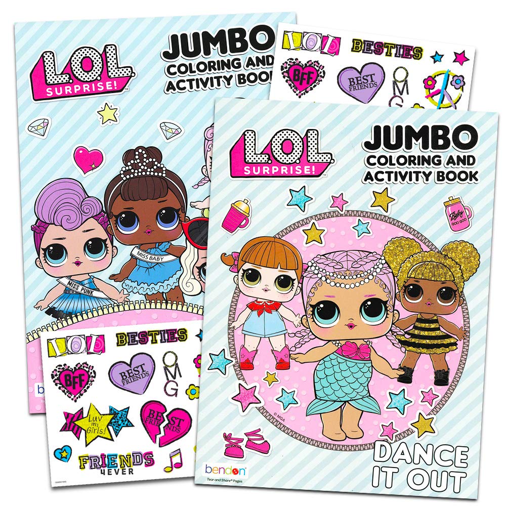 Cheap LOL Surprise Party Supplies 2025: Coloring & Birthday Activity Book 2025