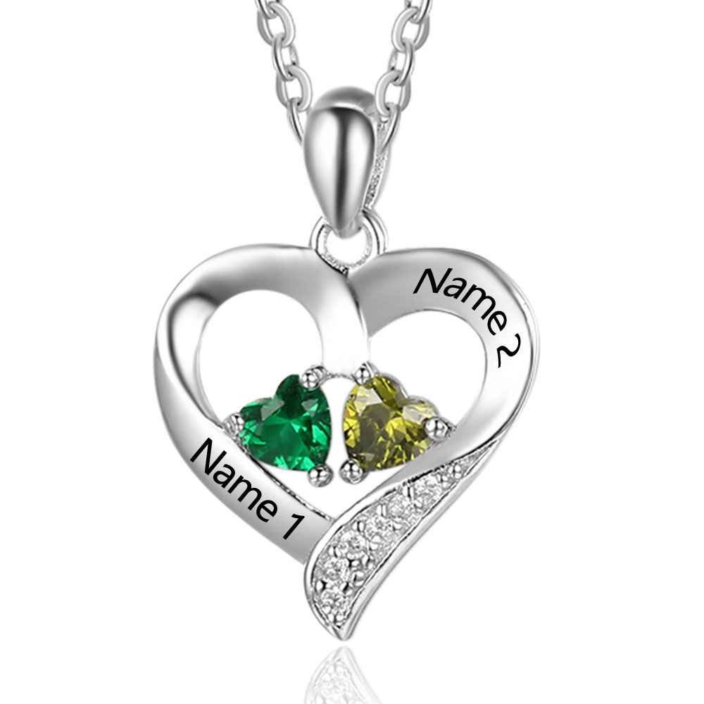 Personalized Two-Name Couple Necklace