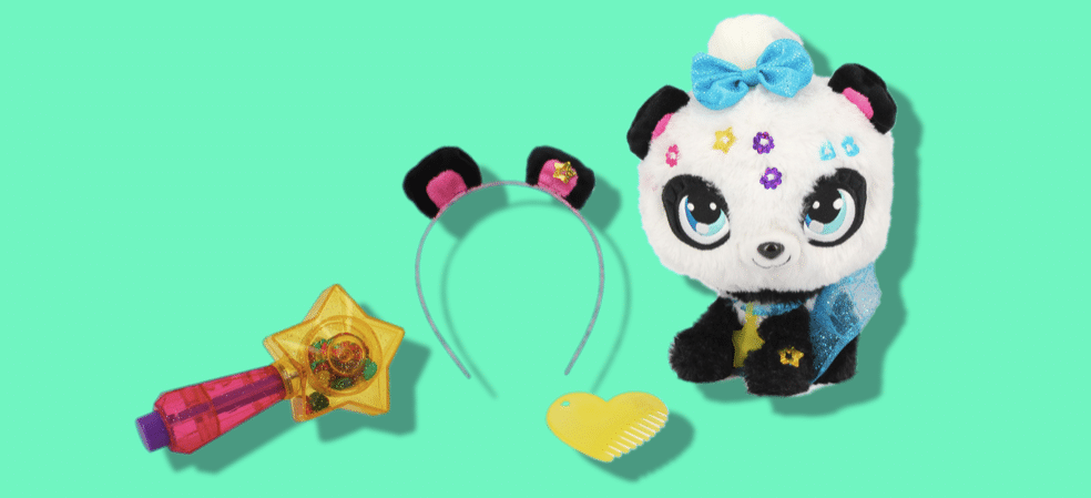 Panda Shimmer Stars 2025 - Unicorn, Cat, and Dog Plush