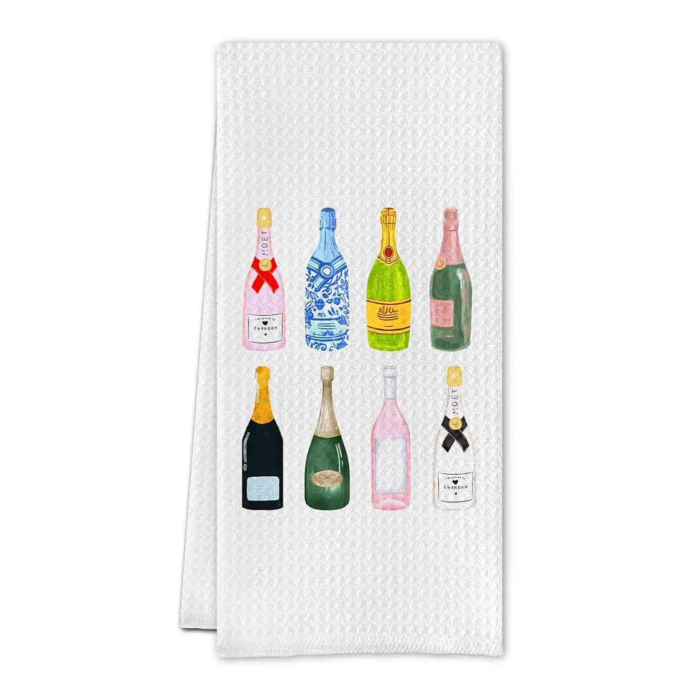 Champagne Bar Cart Decor Set