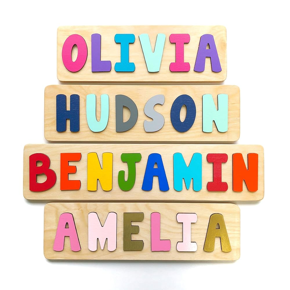 Personalized Wooden Name Puzzle