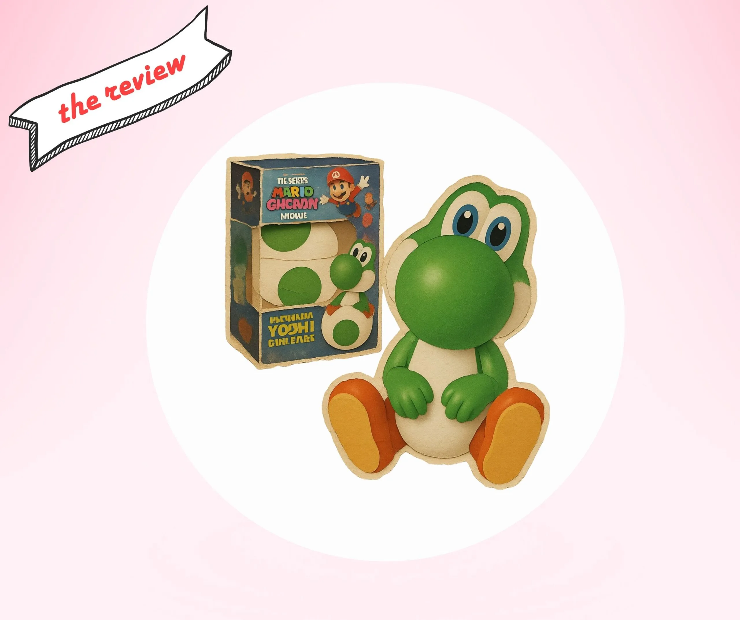 Hatchin' Yoshi Toy Review - Hatching Yoshi From Mario Movie
