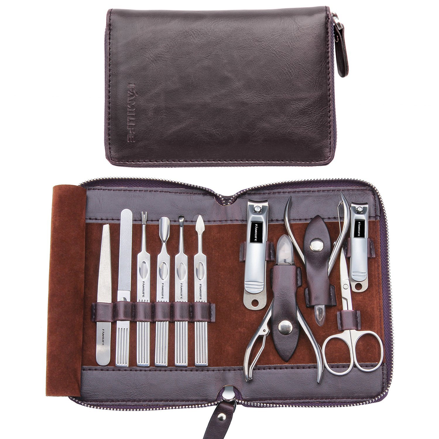 Best Manicure Set for Men 2017: 10 Piece Stainless Steel 2018