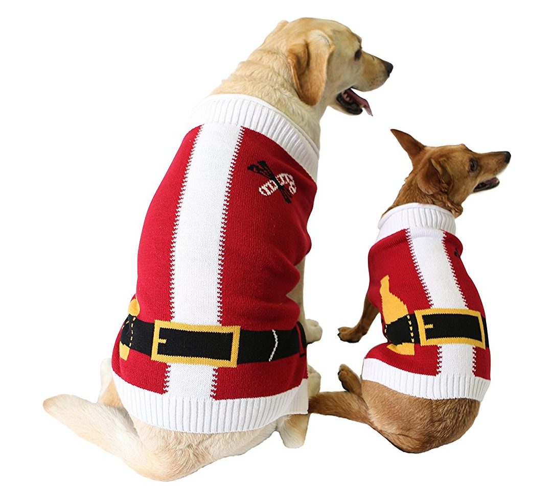 Best Dog Christmas Sweater 2017: Santa Sweaters for Dogs 2018