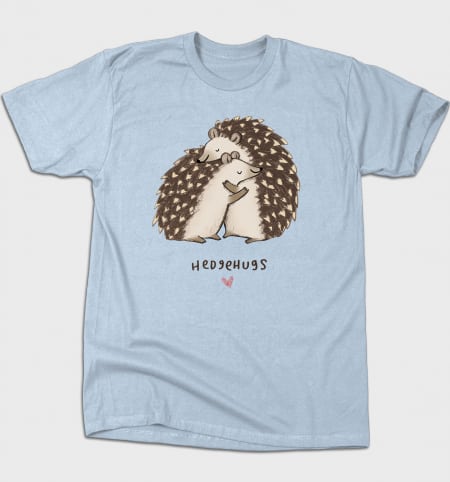 Cool Women's Graphic Tees 2018: Hedgehog Love T-Shirt