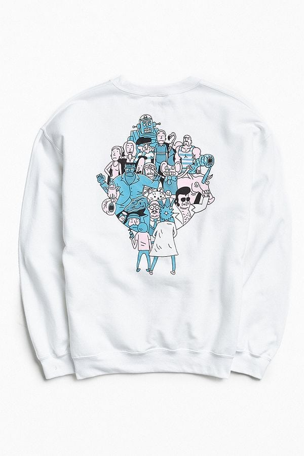 Best Sweatshirts for Men 2018: White Rick & Morty 2023