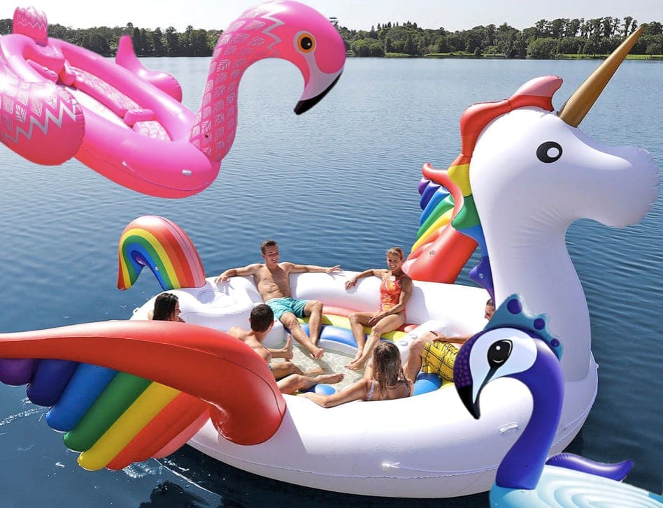 Where to Buy In Stock Party Bird Island Giant Floats Flamingo, Unicorn, Peacock EBay or Sams Club 2024