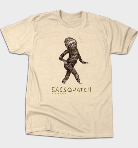 Cool Women's Graphic Tees 2018: Sassquatch T-Shirt