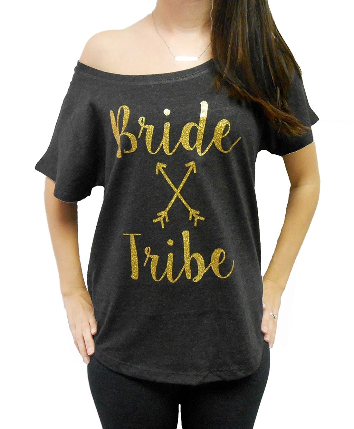 Bachelorette Party T-Shirts 2018: Bride Tribe Off-the Shoulder 2024
