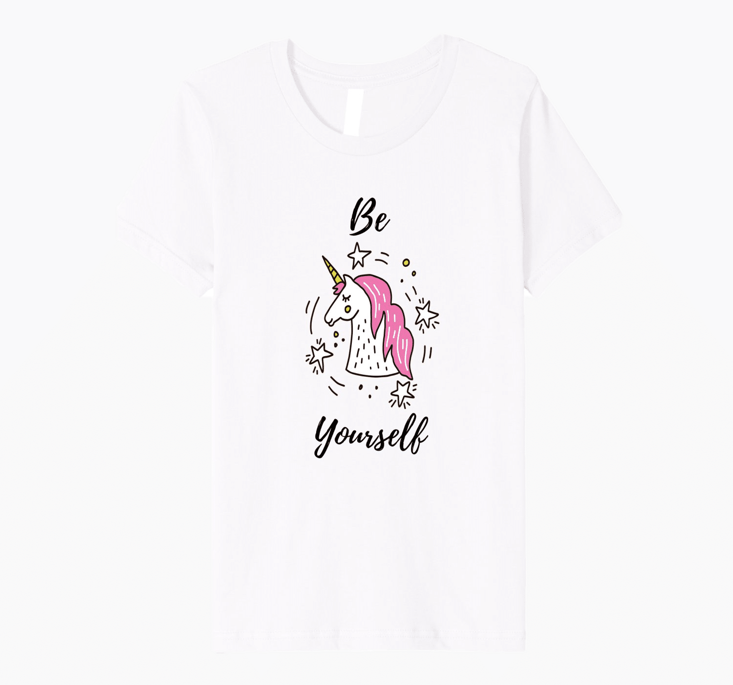 Be Yourself Unicorn T-Shirt for Girls/Women