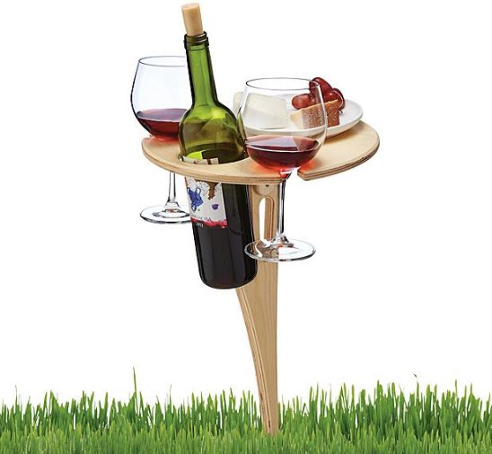 Best Gifts for Wine Lovers 2018: Funny Outdoor wine Table 2023