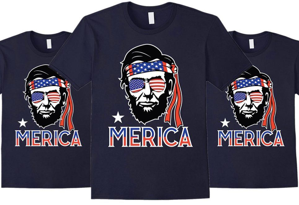 4th of July Shirts 2023 - Funny Patriotic America Flag, Red White Blue T-Shirt