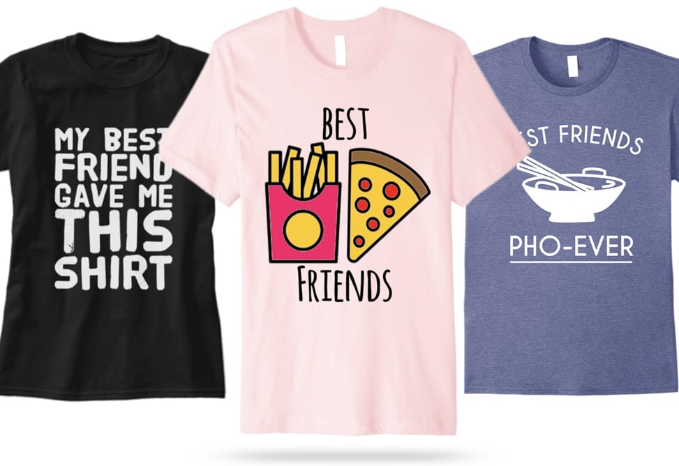 Best Friend Shirts 2024 - Funny Matching BFF T-Shirt Ideas