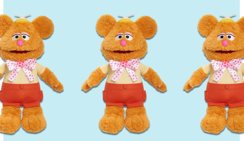 New Disney Junior Muppet Babies 'Wocka Wocka' Fozzie Bear Interactive Toy 2018 - 2024