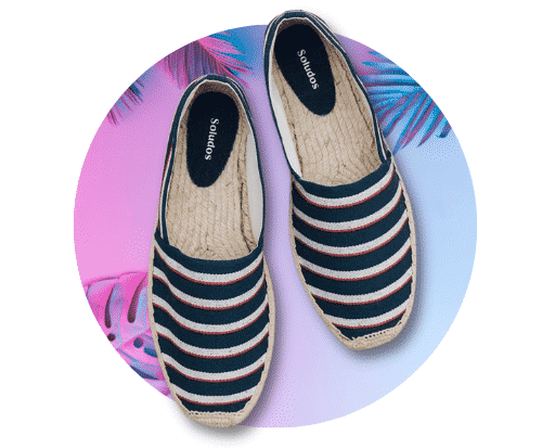 Soludos Striped Dali Espadrille Shoes 2023