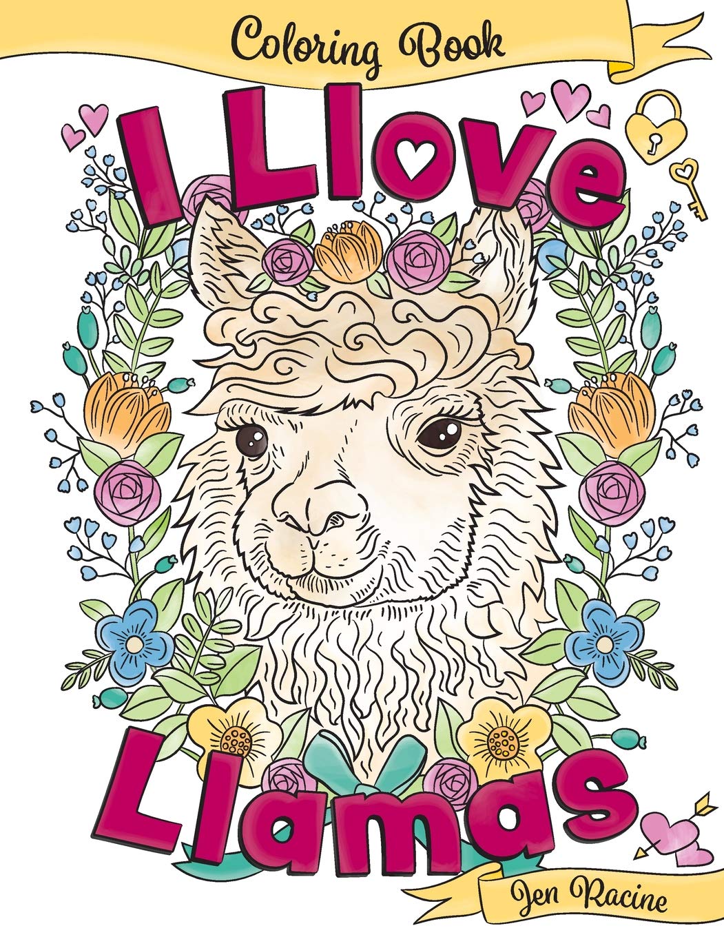 Best Llama Gifts 2024: Llama Coloring Book