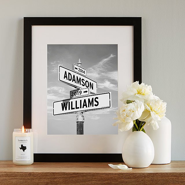 Best Anniversary Gift 2023: Intersection of Love Photo Print