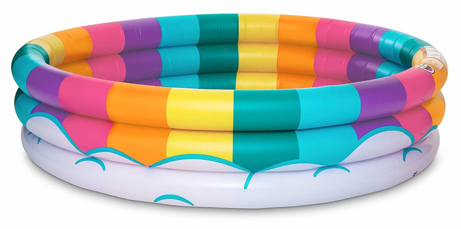 Best Kiddie Pool 2024: Inflatable Rainbow