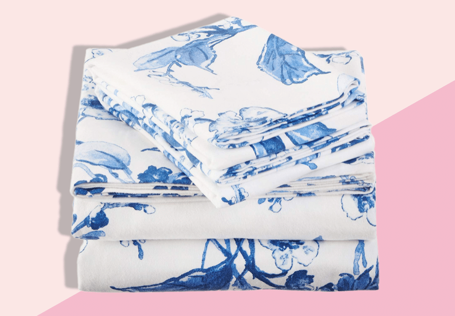 Best Flannel Sheets 2023: Pinzon Floral Pattern