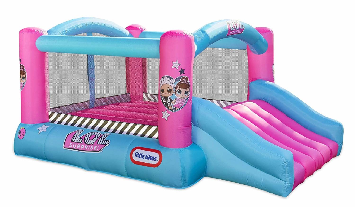 Cheap LOL Surprise Party Supplies 2024: Inflatable Bouncey House with Slide 2024