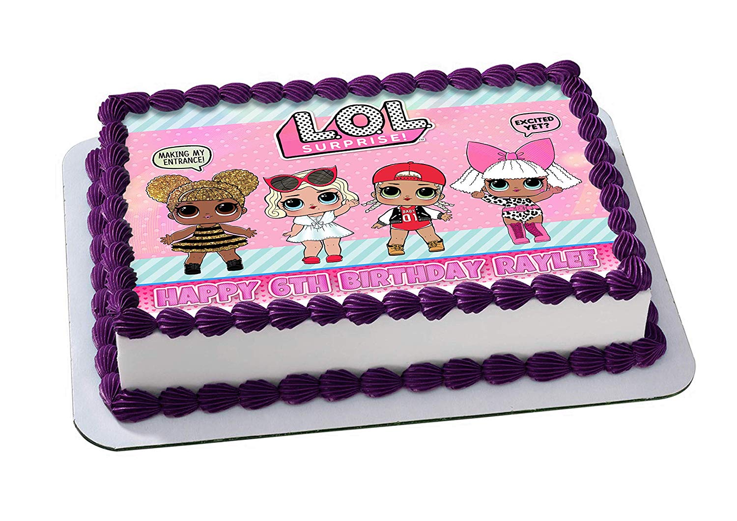 Cheap LOL Surprise Party Supplies 2023: Birthday Cake Frosting Fondant 2023