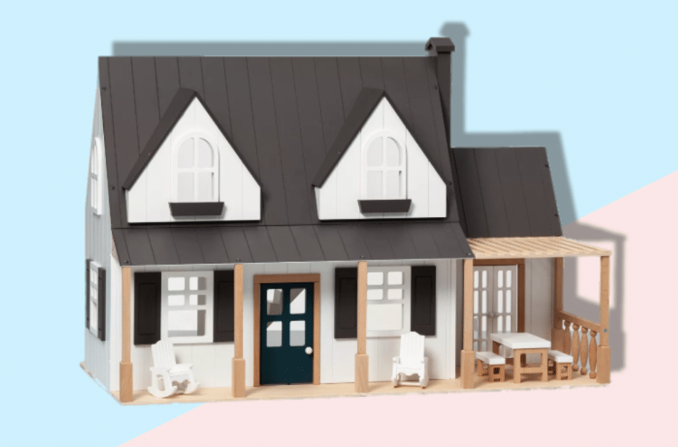 Best Dollhouse For Girls & Boys 2023 - Cheap Wooden Doll House Set for Kids 2023