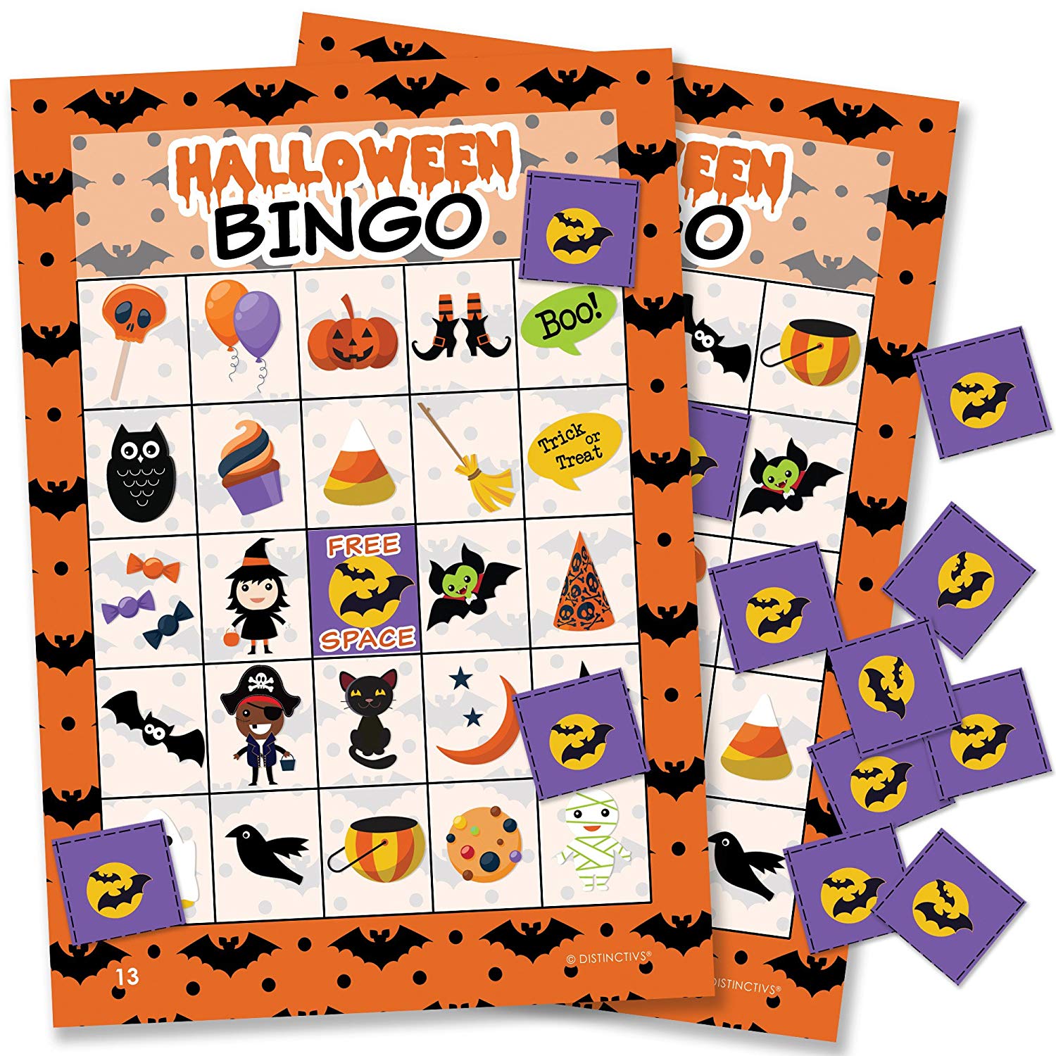 Halloween Games For Kids 2024: Bingo Game