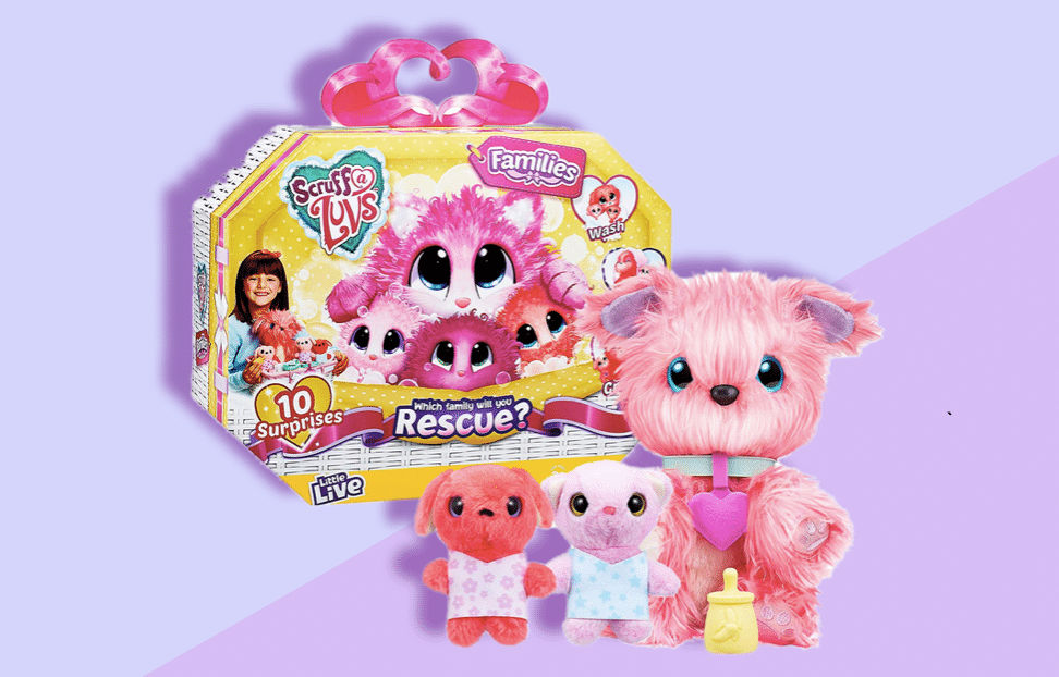 Where to Buy New Scruff A Luvs Family Pack 2023 - Pre Order, Release Date Dog or Cat Mommy & Babies Twins/Triplets