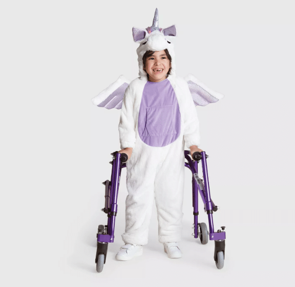 Wheelchair Halloween Costumes 2024: Unicorn for Walker