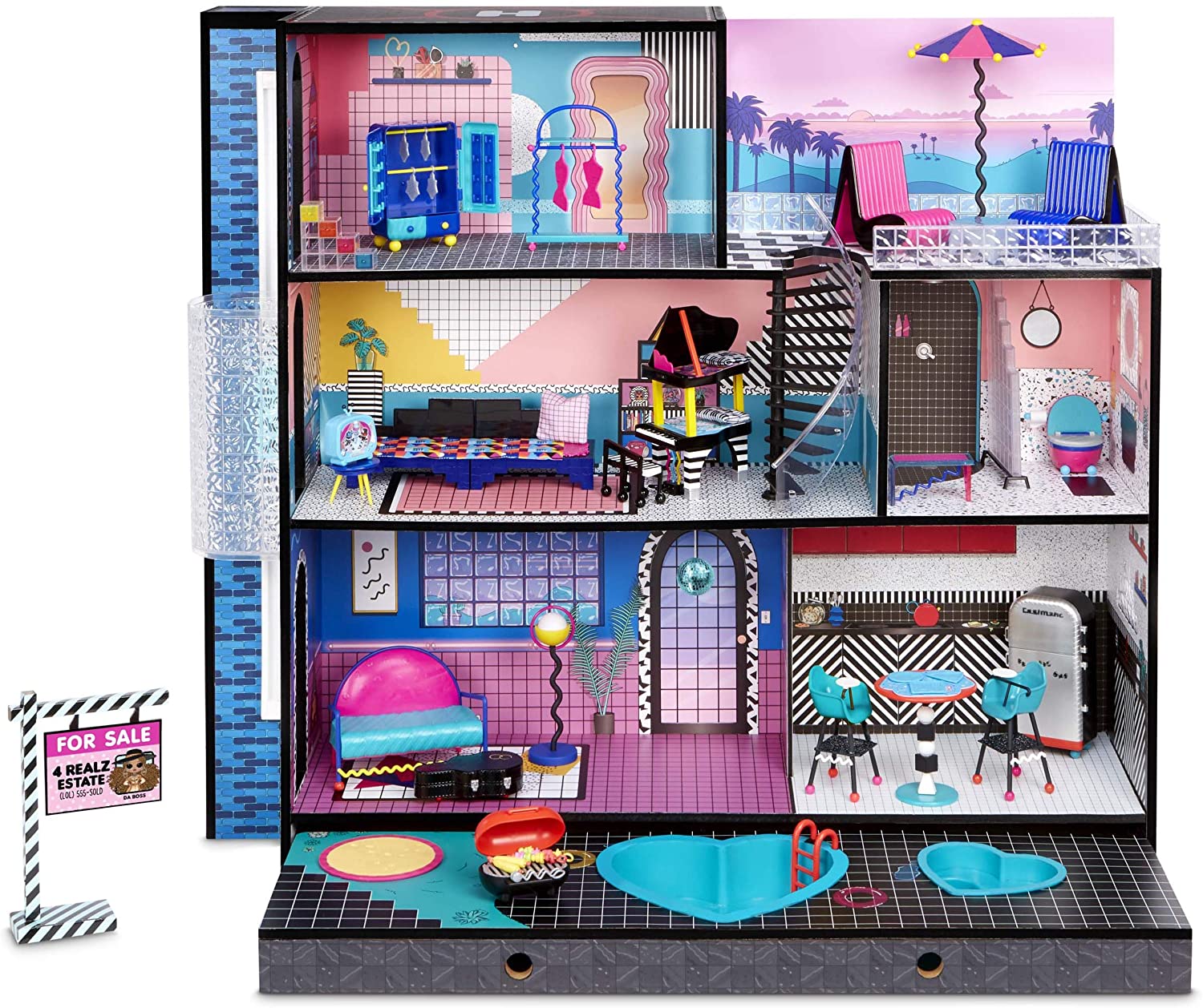 New Updated LOL OMG Doll House With Real Wood 2023
