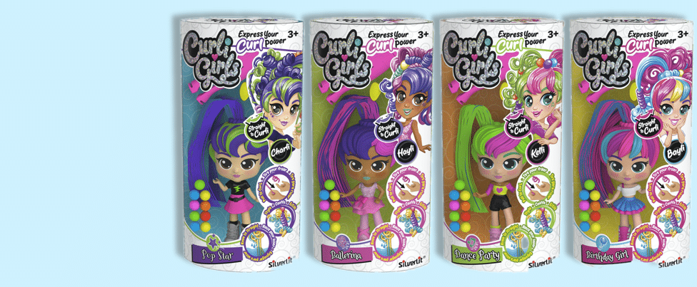 All 4 CurliGirls to Collect Series 1