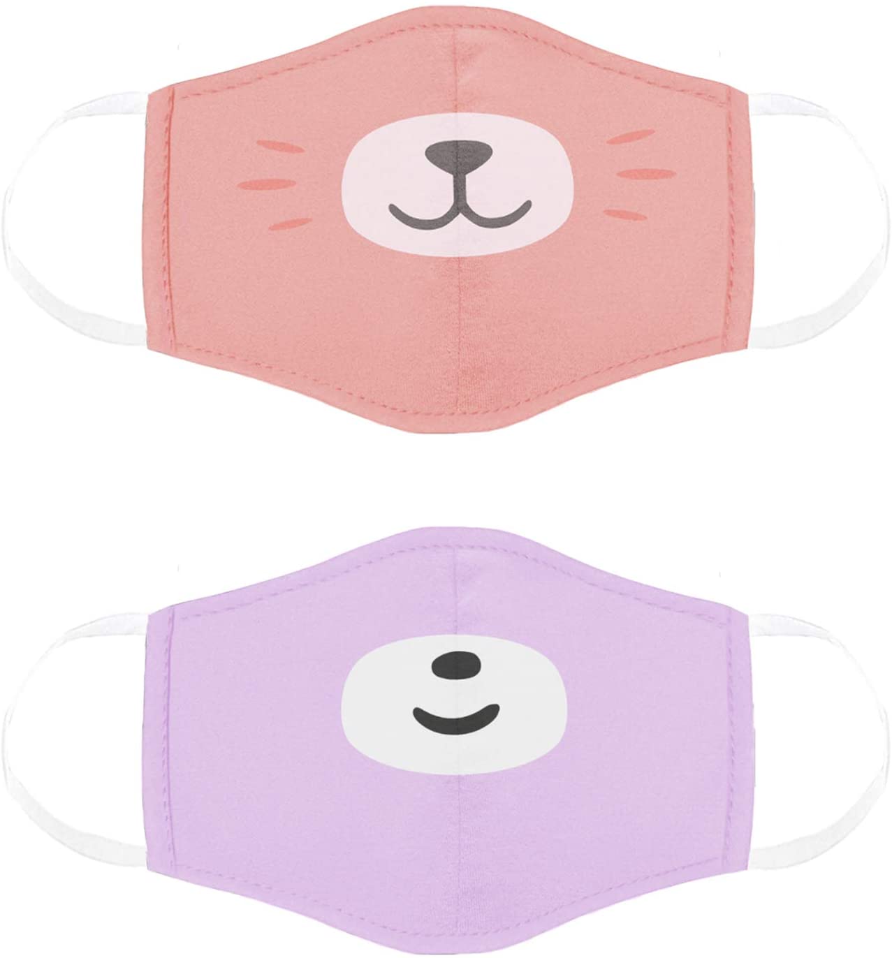 Reusable Face Masks For Kids 2024: Little Kids 2 Pack