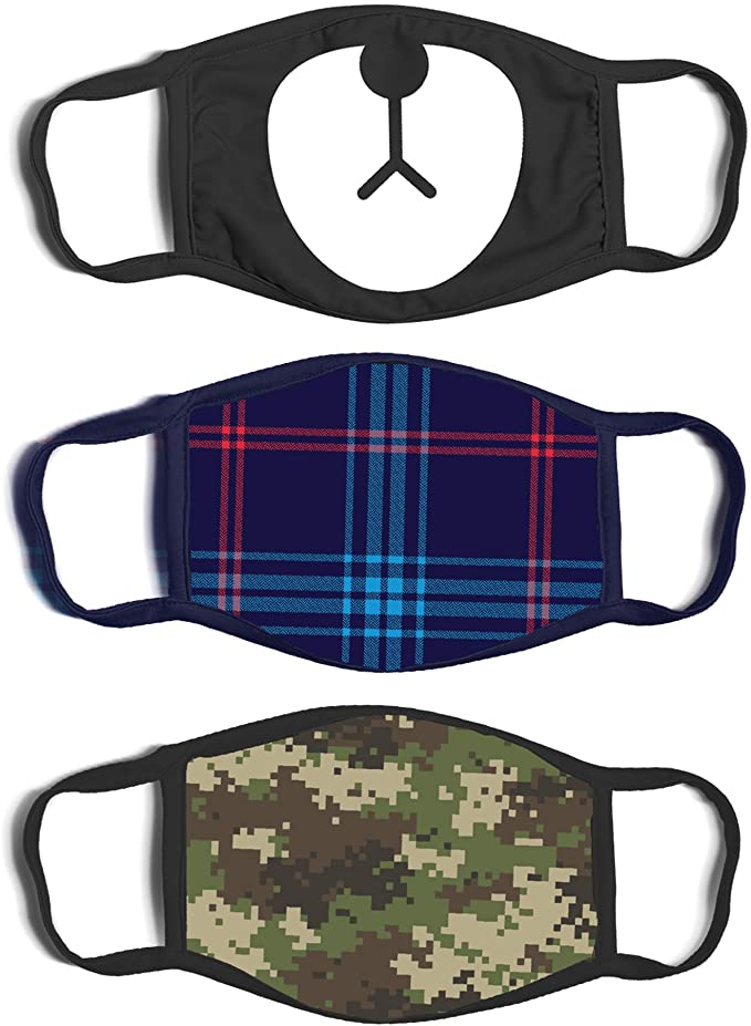 Reusable Face Masks For Kids 2023: 3 Pack For Boys