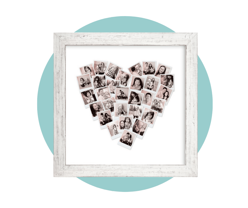 Minted Heart Art