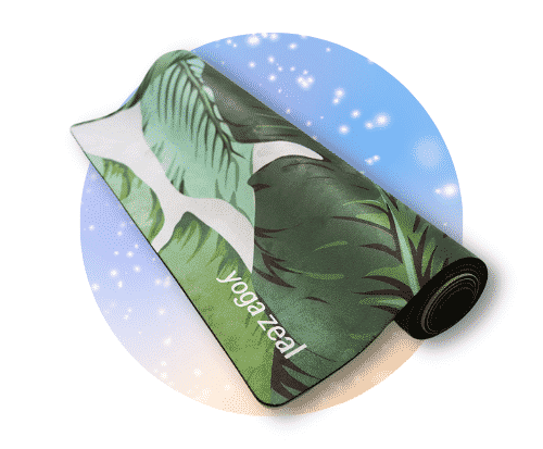 Trendy Leaf Yoga Mat