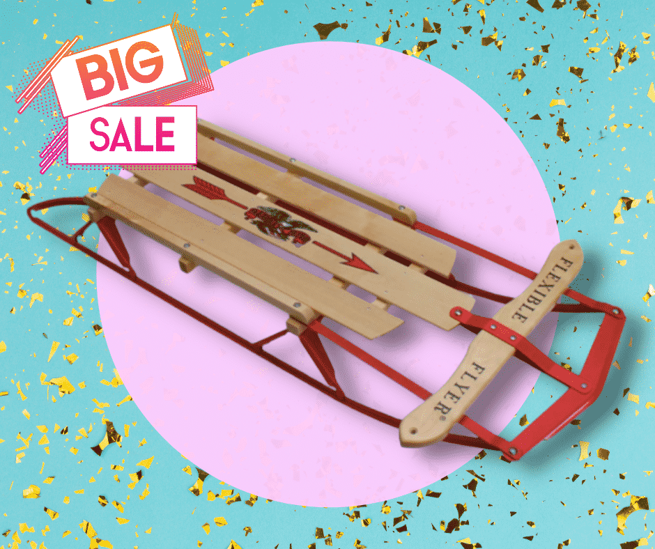 Snow Sled Deals on Presidents Day 2024!!! - Sale on Sleds Wood, Metal, Plastic