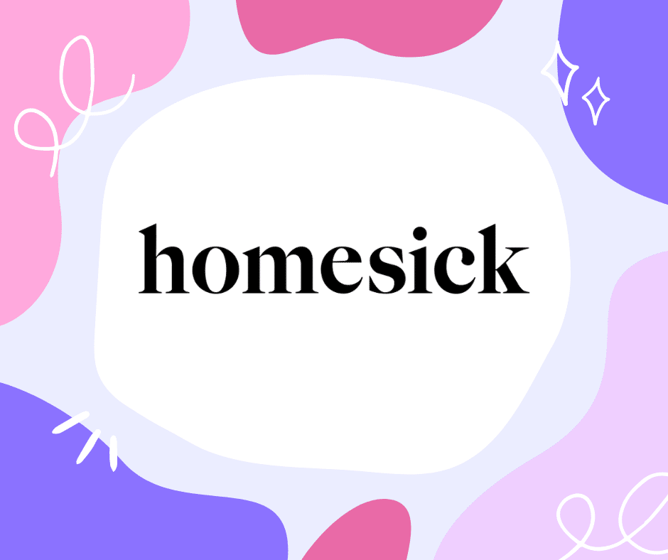Homesick Promo Code December 2023 - Coupon & Sale